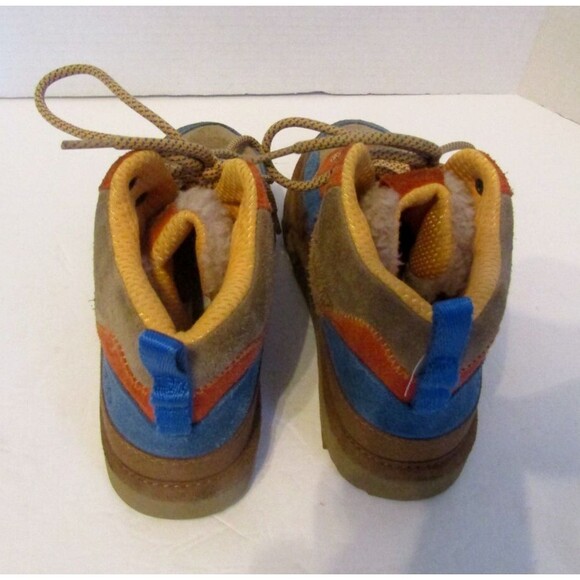 UGG Sneakers Highland Hi Heritage Kids Hi-Top Brown Suede Ankle Boots Size 2 - Picture 5 of 12